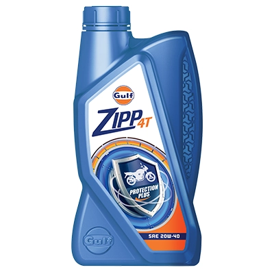 Gulf Zipp 4T Smart 1L 20w 40 Bike Engine Oil