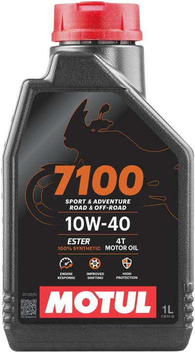 MOTUL 7100 4T10W-40Ester core 100% Synthetic Ester Full-Synthetic Engine Oil 1 L